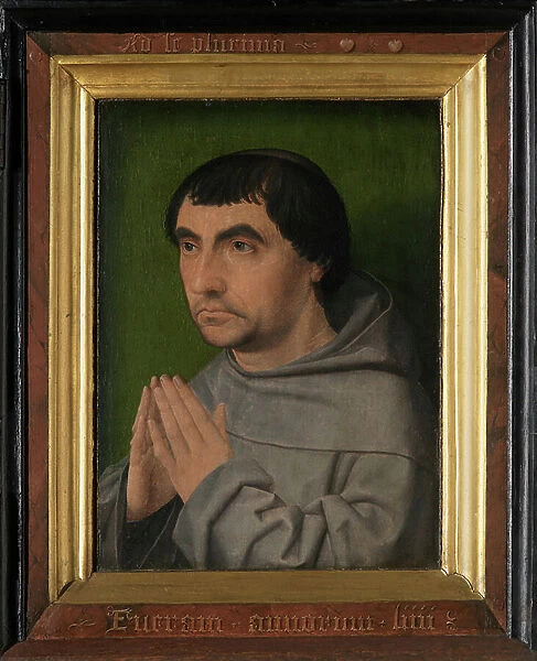 Right panel of the Diptych of a Franciscan Friar (oil on panel)