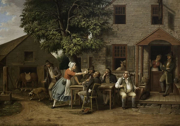 Rip Van Winkle at the Inn, 1879 (oil on canvas)