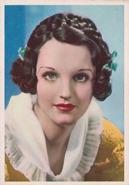 Rochelle Hudson, American Hollywood actress and film star (coloured photo)