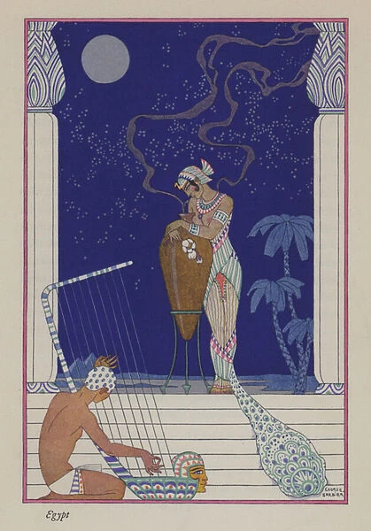 The Romance of Perfume: Ancient Egypt (colour litho)