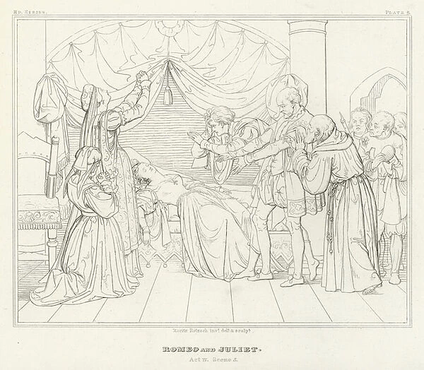 Romeo and Juliet, Act IV, Scene 5 (engraving)