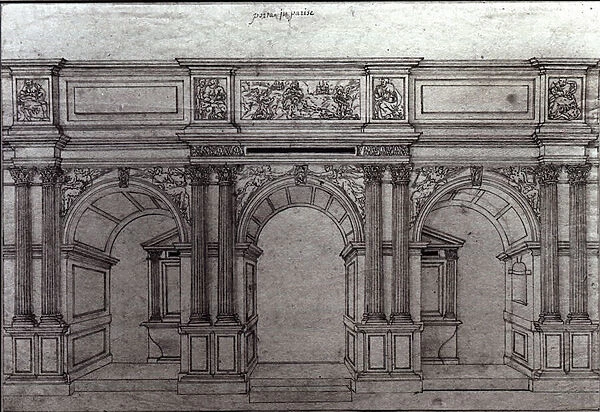 Rood Screen of the church Saint-Germain-l Auxerrois design by Pierre Lescot (1515-78