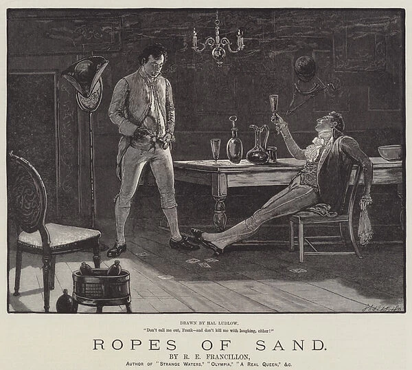 Ropes of Sand, by R E Francillon (engraving)