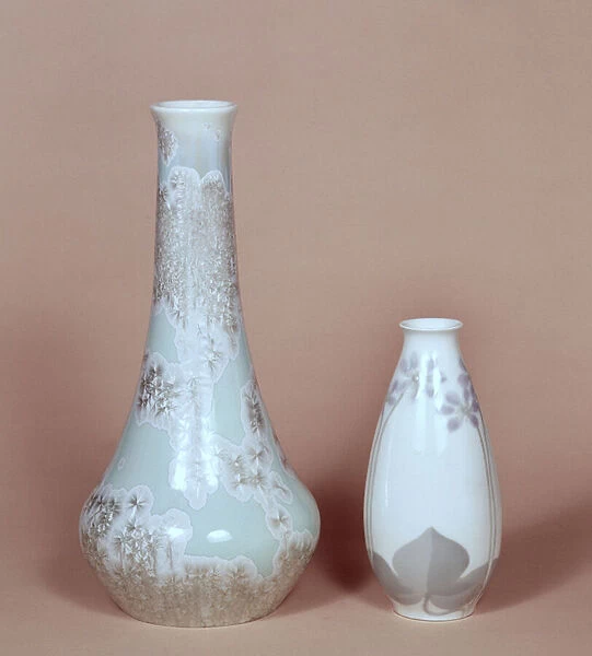 Rorstrand group of vases, c. 1900 (porcelain)