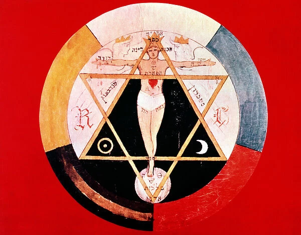 Rosicrucian symbol of the Hermetic Order of the Golden Dawn