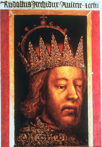 Rudolf IV, Emperor of Austria and Tyrol (1339-65), c. 1360 (panel)