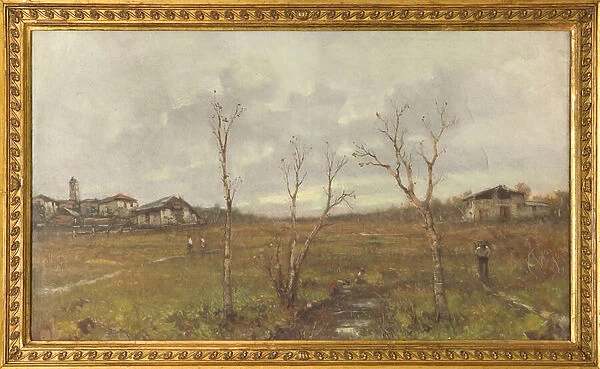 Rural Landscape (oil on canvas)
