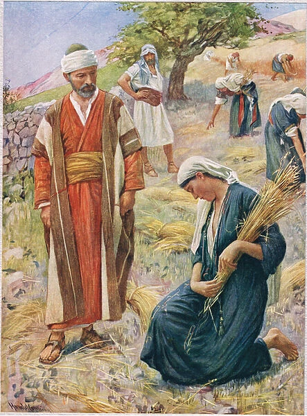 Ruth, illustration from Women of the Bible, published by The Religious Tract