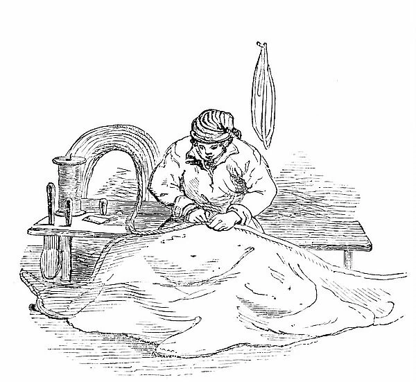 A sailmaker, 1850