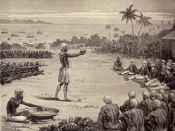 The Sailor Princes at the Fiji Islands: Incantation of the Yangona, or Kava Bowl
