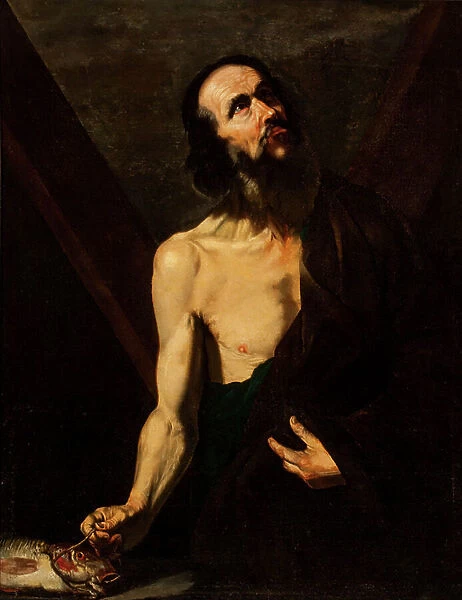 Saint Andrew (oil on canvas)