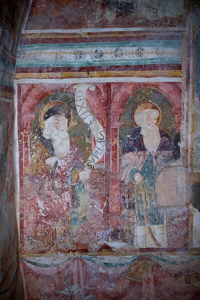 Saint Elias of Jerusalem and Saint Anthony Abbot (fresco)