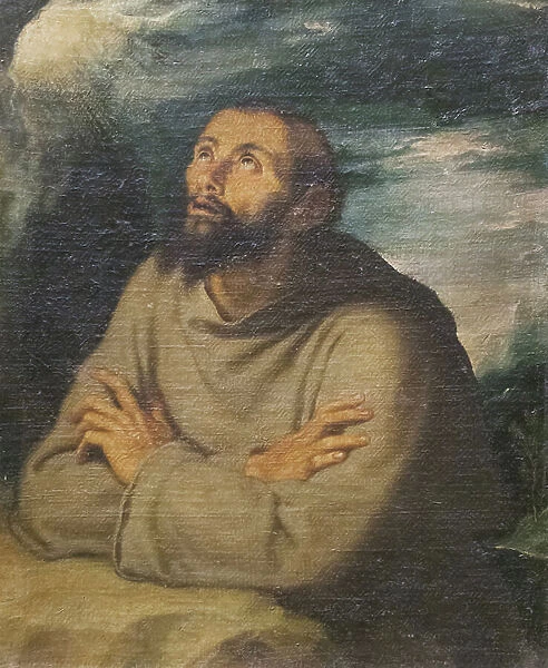 Saint Francis of Assisi (oil on canvas)