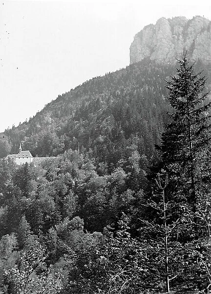 Saint Peter of Chartreuse, Isere (38): View of the Great Chartreuse and the Great Som, 1900