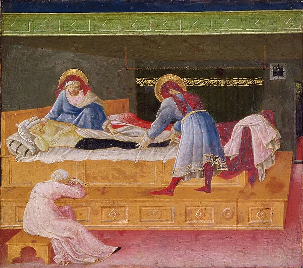 Saints Cosmas and Damian Healing Justin, 1445 (oil & tempera on panel)