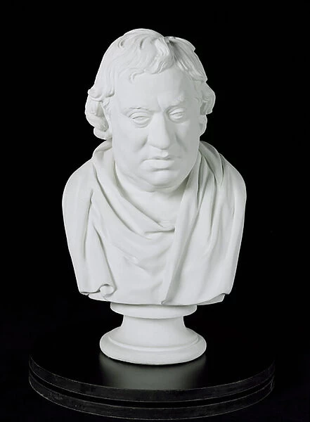 Samuel Johnson (1709-84) 1777 (plaster)