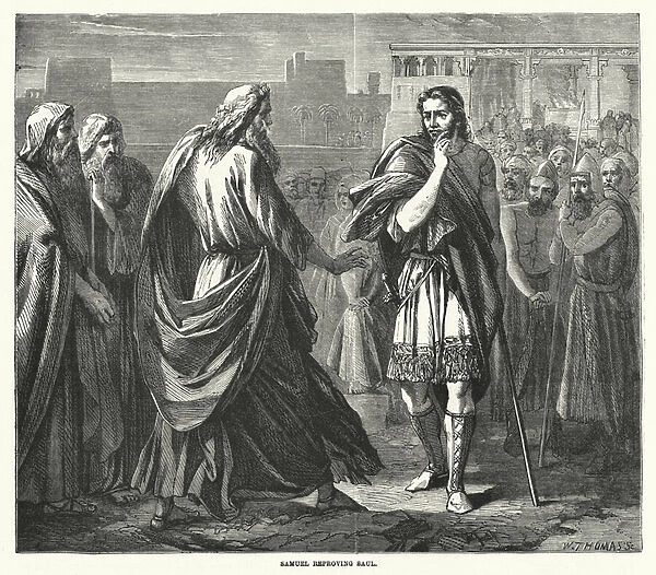 Samuel reproving Saul (engraving)