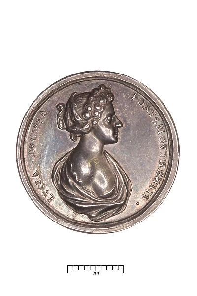 Satirical medal bearing the portrait of Louise Renee de Querouaille