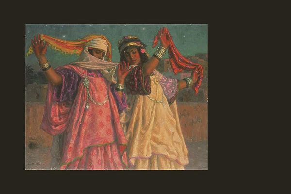 The scarf dance (oil on canvas)