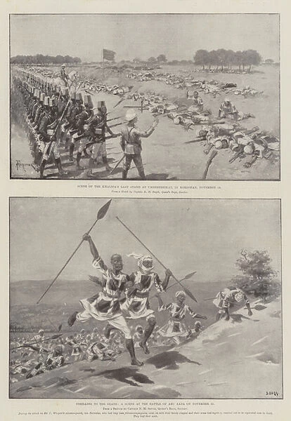 Scenes of the War in the Sudan (litho)