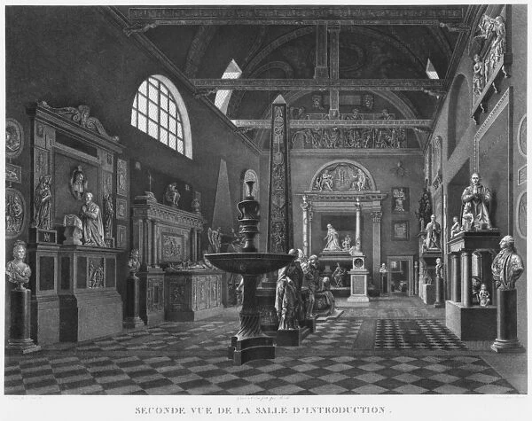 Second view of the introductory room, Musee des Monuments Francais, Paris, illustration
