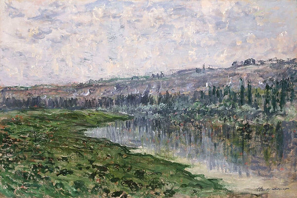 The Seine and the Hills of Chantemsle; La Seine et les Coteaux de Chantemsle