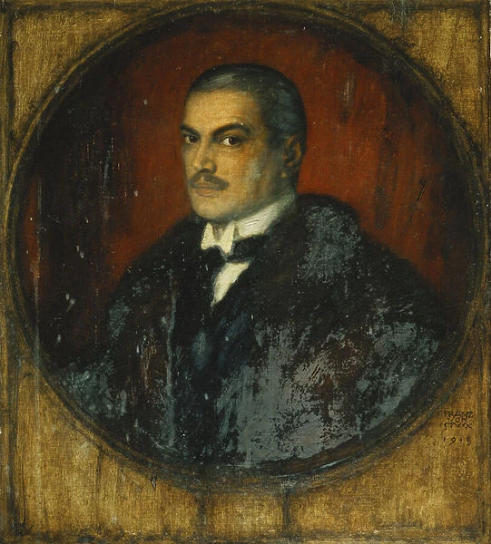 Self-Portrait of the Artist, half length, 1915 (oil on canvas)