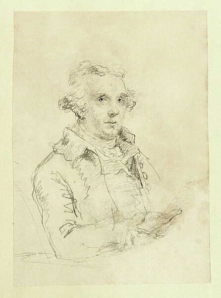 Self-portrait, c.1790 (paper, graphite)