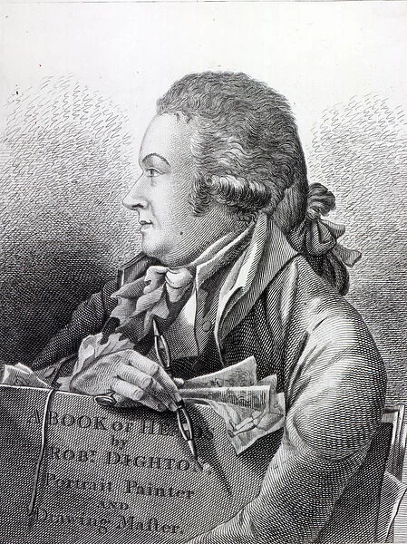 Self Portrait, frontispiece to his Book of Heads, 1795 (etching)