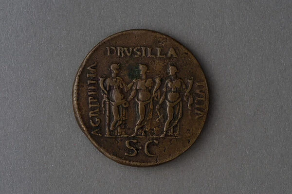 Sestertius of Caligula (bronze)