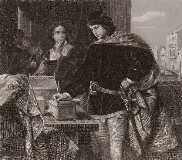 Shakespeare: The Merchant of Venice (engraving)