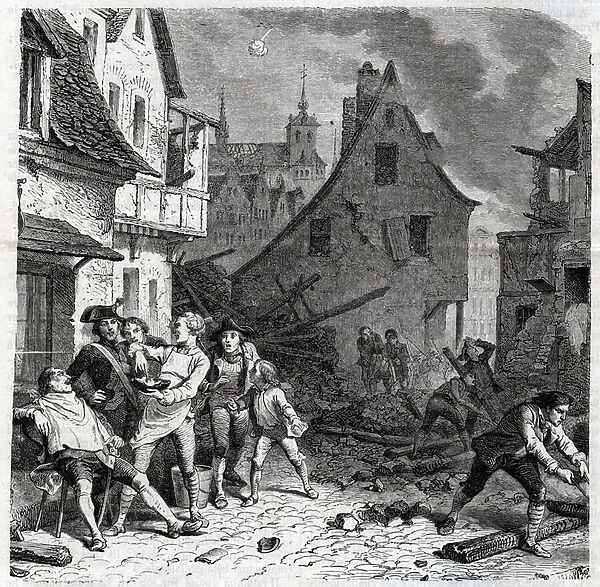 The shaving dish of Lille. An episode from the Siege of Lille in 1792 during the French