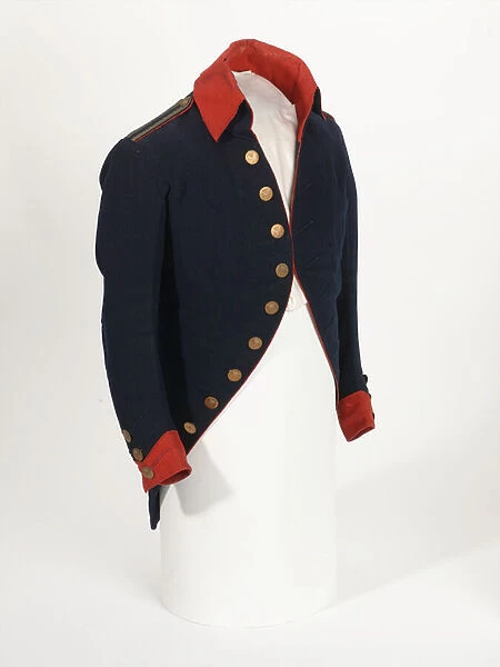 Short-tailed coatee worn by Cornets Brown, Wiltshire Yeomanry, 1799 circa (fabric)