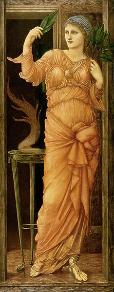 Sibylla Delphica, 1868 (oil on panel)