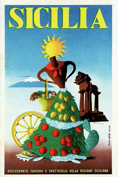 Sicily - tourism poster