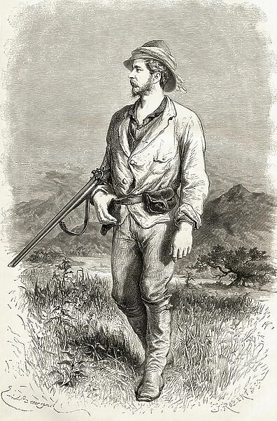 Sir Henry Morton Stanley, Born John Rowland, 1841 To 1904. Welsh Journalist And Explorer. From El Mundo En La Mano Published 1878 ©UIG / Leemage