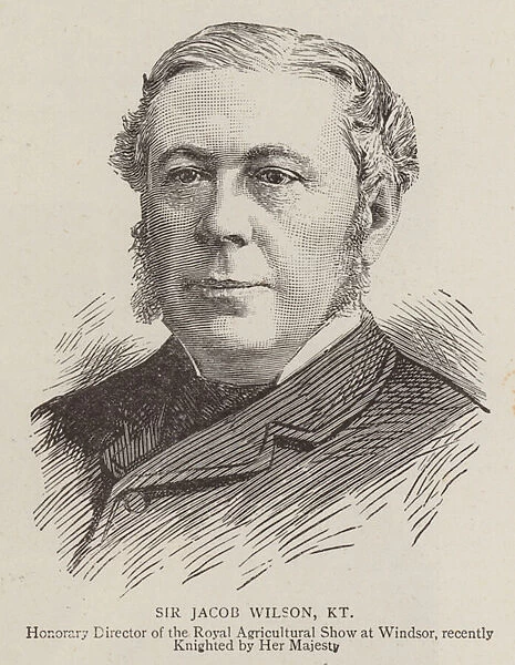 Sir Jacob Wilson, KT (engraving)