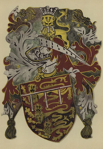 Sir John Mowbray, earl of Surrey and Warenne, duke of Norfolk and earl marshal, 1472-1475-6 (chromolitho)