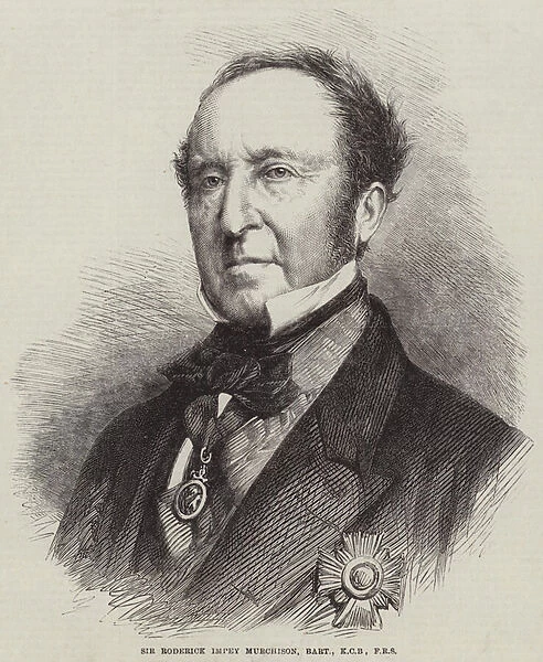 Sir Roderick Impey Murchison, Baronet, KCB, FRS (engraving)