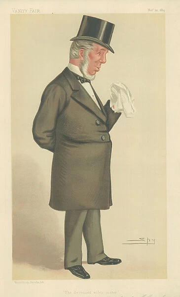 Sir Thomas Chambers (colour litho)