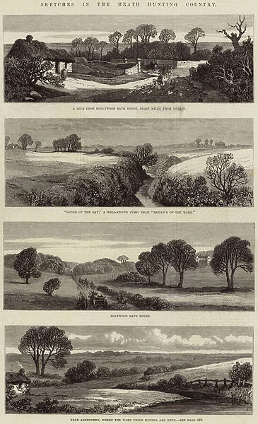 Sketches in the Meath Hunting Country (engraving)