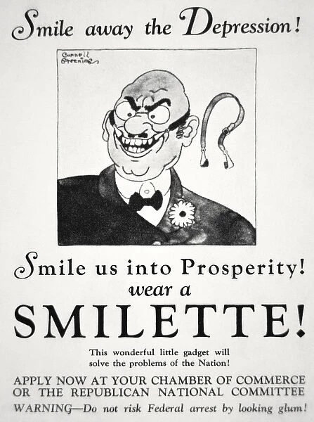 Smilette, Democrat Election Poster, 1932 (litho)