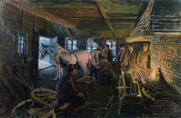 In the Smith, 1911 (oil on canvas)