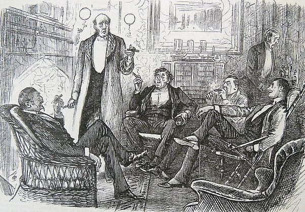 The Smoking Room, 1886