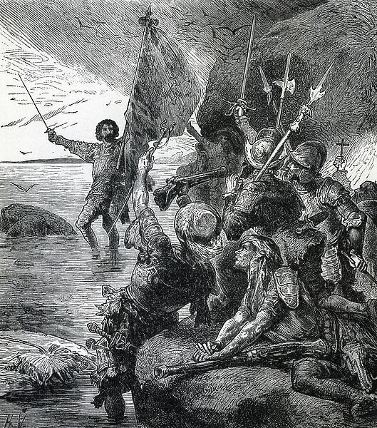The Spanish exploration expedition in Central America under the command of Vasco Nunez de Balboa (1475-1519) discovered the Pacific Ocean on September 25, 1513