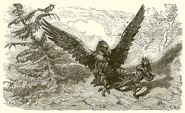 The Sparrow and the Hare (engraving)