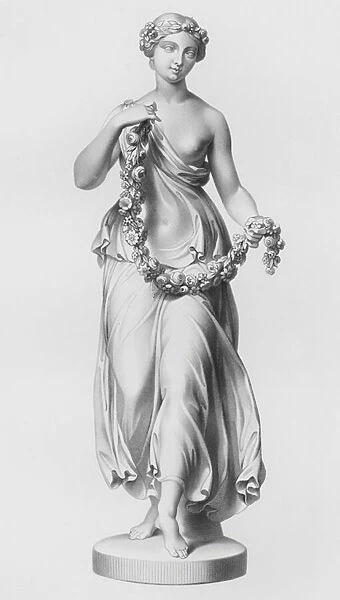 Spring, engraved by T M Knight from the statue by B E Spence (engraving)