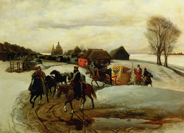 The Spring Pilgrimage of the Tsarina, under Tsar Aleksy Mihailovich, 1868