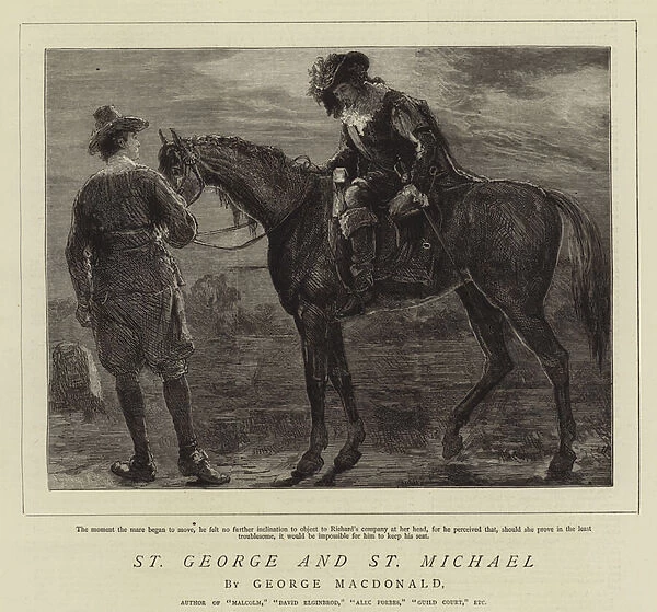 St George and St Michael (engraving)
