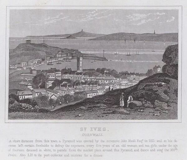 St Ives, Cornwall (engraving)